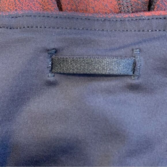 Lululemon Inspire Tight II Power Luxtreme Hazy Days Black Deep Rouge / Black 4 - Picture 8 of 9